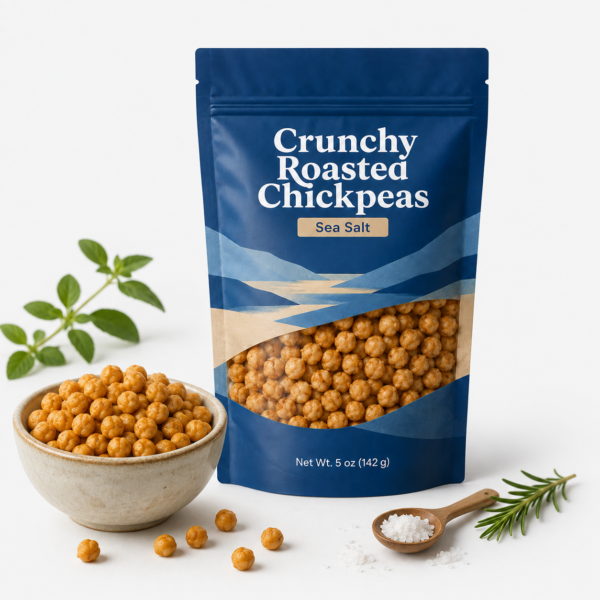 Crunchy Roasted Chickpeas Sea Salt (5 oz)